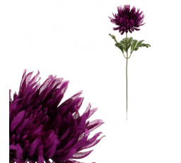 Chryzantéma - umělá řezaná květina, fialová