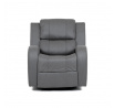 Polohovací křeslo, šedá, látka vintage, TV-4089 GREY