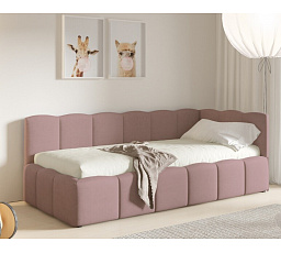 Postel TUNIS 200 x 120, nízký bok, Velutto 14, Pravá
