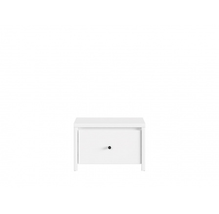 Noční stolek KASPIAN SBUT/60 bílá mat/bílá mat