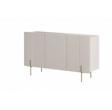 Komoda Malmi 150, kašmír / crema bianca / zlaté nohy Komoda Malmi 150, kašmír / crema bianca / zlaté nohy