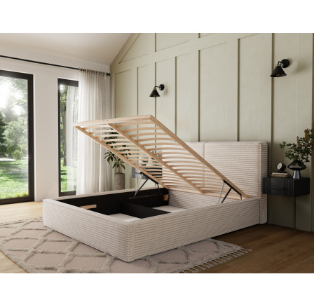 Pesillo postel + dřevěný rám / standardní zvedání / úložný box na lůžkoviny 160x200 Modullo 18 1 Pesillo postel + dřevěný rám / standardní zvedání / úložný box na lůžkoviny 160x200 Modullo 18 1