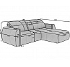 Rohová sedací souprava FANITO - Pravá, Coralline 03