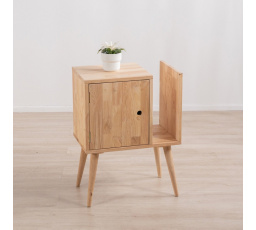 Noční stolek SINAR přírodní 50x30x66.5 cm 871158