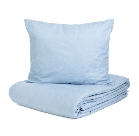 Povlečení LILITH percale vyšívané modré PREMIUM 160x200 + 2*50x60 cm 880839