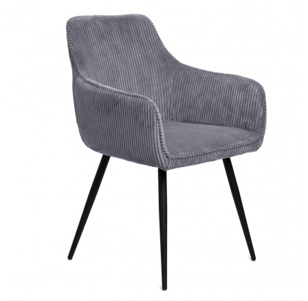 Židle SATORI FASO manšestr šedá 58x62x79cm 894454