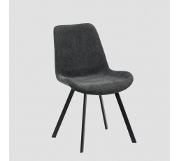Židle SILLA Tmavě šedá 52x60.5x83.5 cm 738012