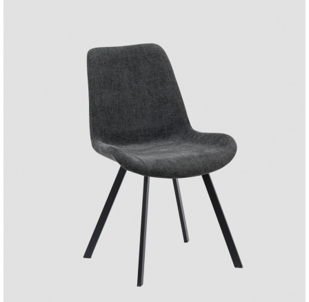 Židle SILLA Tmavě šedá 52x60.5x83.5 cm 738012