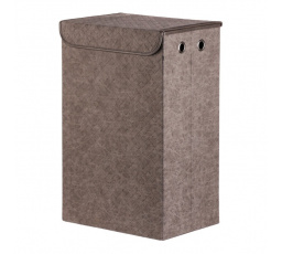 Koš pádelní - látkový s víkem, šedá barva