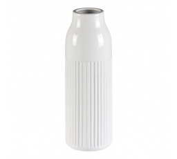 Váza keramická - glazovaná, bílá