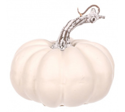 Dýně - plastová dekorace, bílá, cena za 1 ks