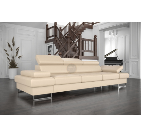 Sofa GALAXY III 300 cm přírodní kůže - Krémová kůže Sofa GALAXY III 300 cm přírodní kůže - Krémová kůže