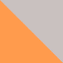 Světle šedá + Oranžová