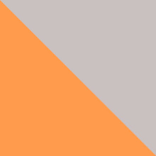Světle šedá + Oranžová