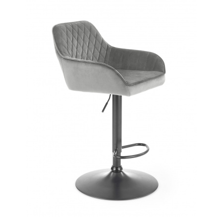 Barová židle H103, popelavě šedá