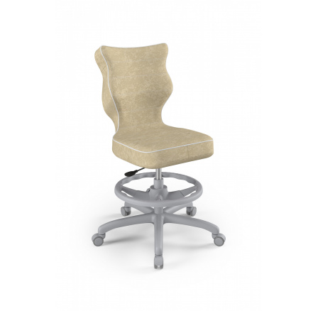 Židle kancelářská Petit, šedá Visto 26 velikost 5 WK+P