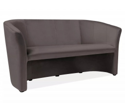 Pohovka TM-3, velvet grey bluvel 14/ wenge