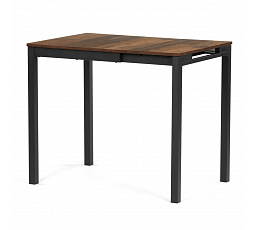 Jídelní stůl rozkládací 60-90x60 cm, melamin, old wood, GDT-206 OLW2