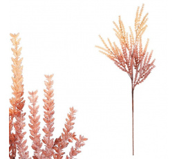 Čechrava - umělá větev, barva oranžová