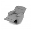 Relaxační křeslo, šedá, látka, TV-4088 SIL2