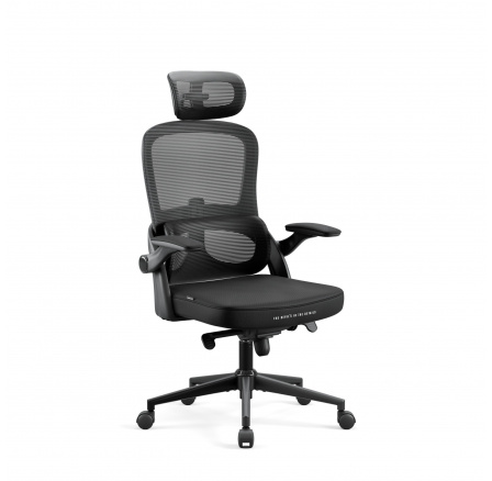 Kancelářská ergonomická herní židle Light, černá