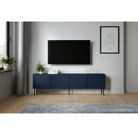TV komoda RAFAEL 200 4D, indigo TV komoda RAFAEL 200 4D, indigo