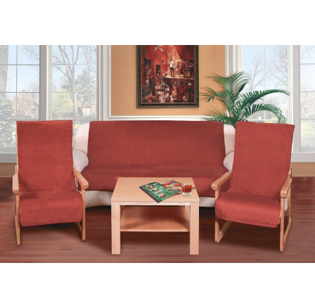 Přehoz na sedací soupravu Micro 3+1+1 terra Přehoz na sedací soupravu Micro 3+1+1 terra