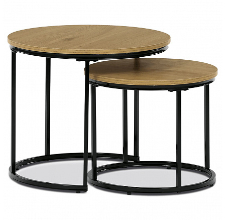 Odkládací stolek 53x53x46cm, mdf, divoký dub, CT-G1145 OAK Odkládací stolek 53x53x46cm, mdf, divoký dub, CT-G1145 OAK