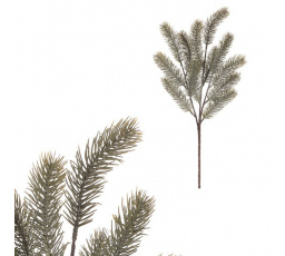 Smrk - umělá větev, zeleno-stříbrná