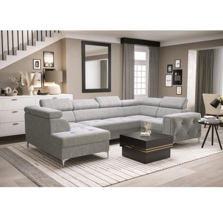 Rohová sedací souprava ORION MAX II s funkcí spaní 165x350x185 cm - šedá , pravá Rohová sedací souprava ORION MAX II s funkcí spaní 165x350x185 cm - šedá , pravá