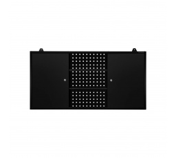 Skříňka na nářadí, závěsná BEN, 1200 x 600 x 200 mm, All Black: černá