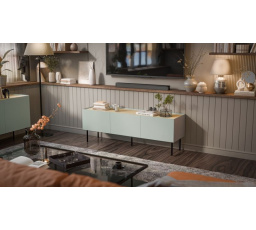 FELLINI skříňka RTV 150 olivová/olivová (1 ks)=2 str. )