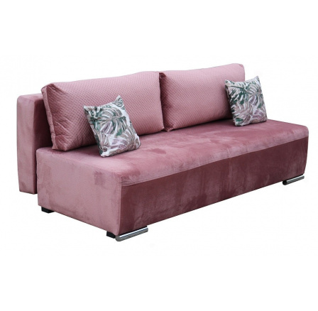 BODO pohovka rozkládací, látka starorůžová Monolith 63/dekorační polštářky Jungle P2/37 (FE) - kolekce "E" (K250) BODO pohovka rozkládací, látka starorůžová Monolith 63/dekorační polštářky Jungle P2/37 (FE) - kolekce "E" (K250)