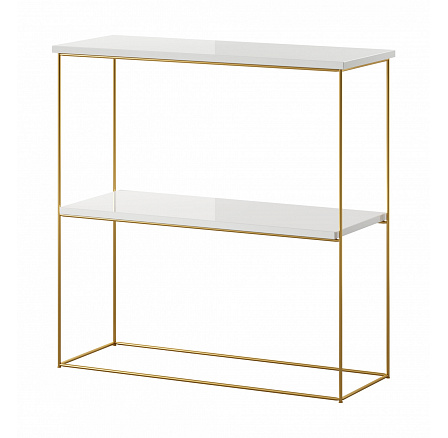 Konzole Toni Zlatý+Bílý Lesk