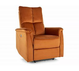 Rozkládací křeslo NEPTUN VELVET, Skořicová Bluvel 4215