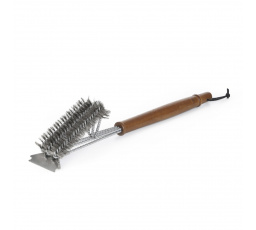 Kartáč EASY GRILL na čištění grilu se škrabkou 44x7 cm 891583