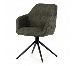 Jídelní židle, zelená, látka, HC-536 GRN2