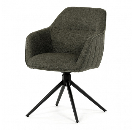 Jídelní židle, zelená, látka, HC-536 GRN2