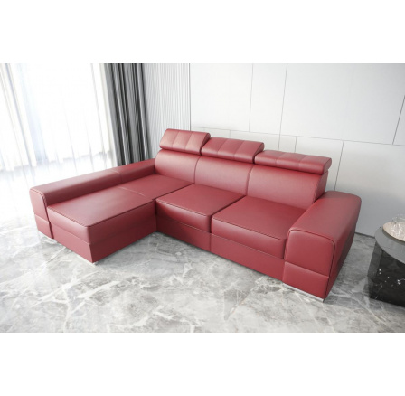 Rohová sedací souprava ROYAL přírodní kůže 295x185 - levá, přírodní kůže - volitelná barva Rohová sedací souprava ROYAL přírodní kůže 295x185 - levá, přírodní kůže - volitelná barva