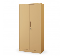 Uzamykatelná úklidová skříň DAVID, 900 x 1850 x 450 mm, Fresh Style: béžová