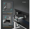 Dvojitý držák na monitory 49 palců, šedo-černý RGB X-Arm Dual