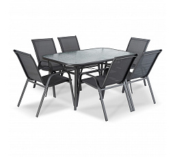 Sada Zahradního Nábytku LIBERTY Černá