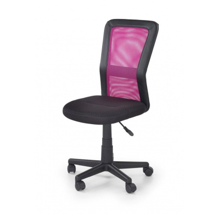Dětská židle COSMO /černá+růžová