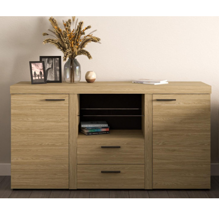 Komoda Rizo 2D2S dub olejovaný