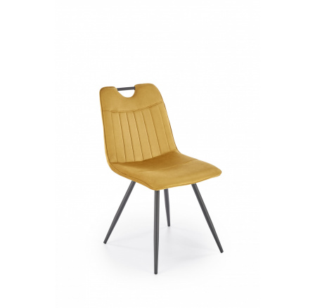Jídelní židle K521, hořčicová
