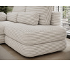 Ripeli Corner Sofa Bed with Storage, White Velvet, Left-Hand Facing Modullo 01 180x128 Left 1