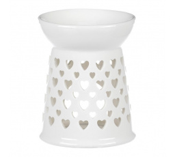 Aroma lampa, porcelánová. Bílá barva.