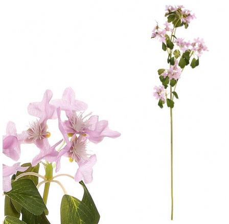 Clematis - umělá řezaná květina, fialová