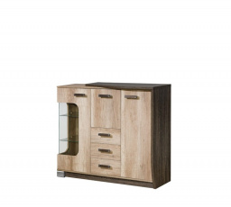 Systém "ROMERO" R7 (Komoda 3D 3S) - Strana: P; Barva: arusha