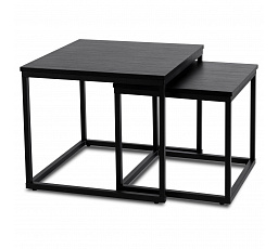 Sada stolků TEVET Černá